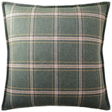 Blackburn Merino Plaid Green Decorative Pillow | Ryan Studio Throw Pillows at Fig Linens and Home