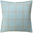 Blackburn Merino Plaid Robin's Egg Decorative Pillow | Ryan Studio Throw Pillows at Fig Linens and Home
