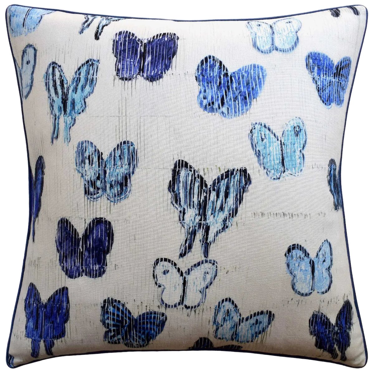Flutter The Blues Decorative Pillow by Ryan Studio