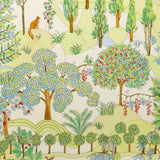 Folklore Print Meadow Decorative Pillow by Ryan Studio - Detail 2 Brunschwig & Fils