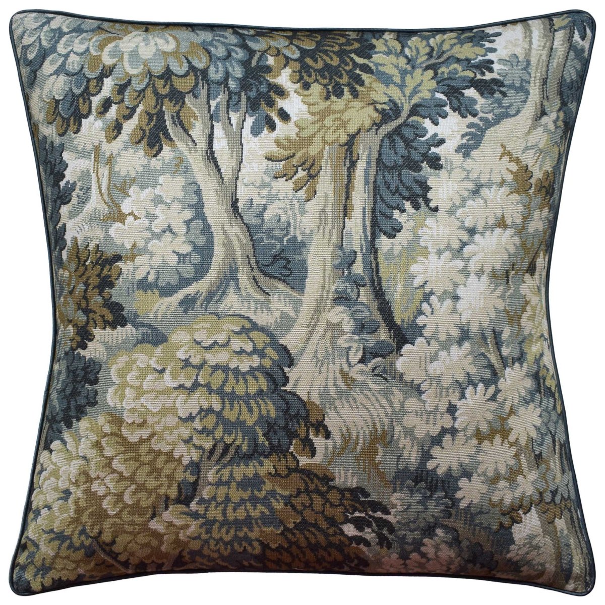 Fourre Slate Blue Decorative Pillow Ryan Studio from Kravet Fabric at Fig Linens and Home