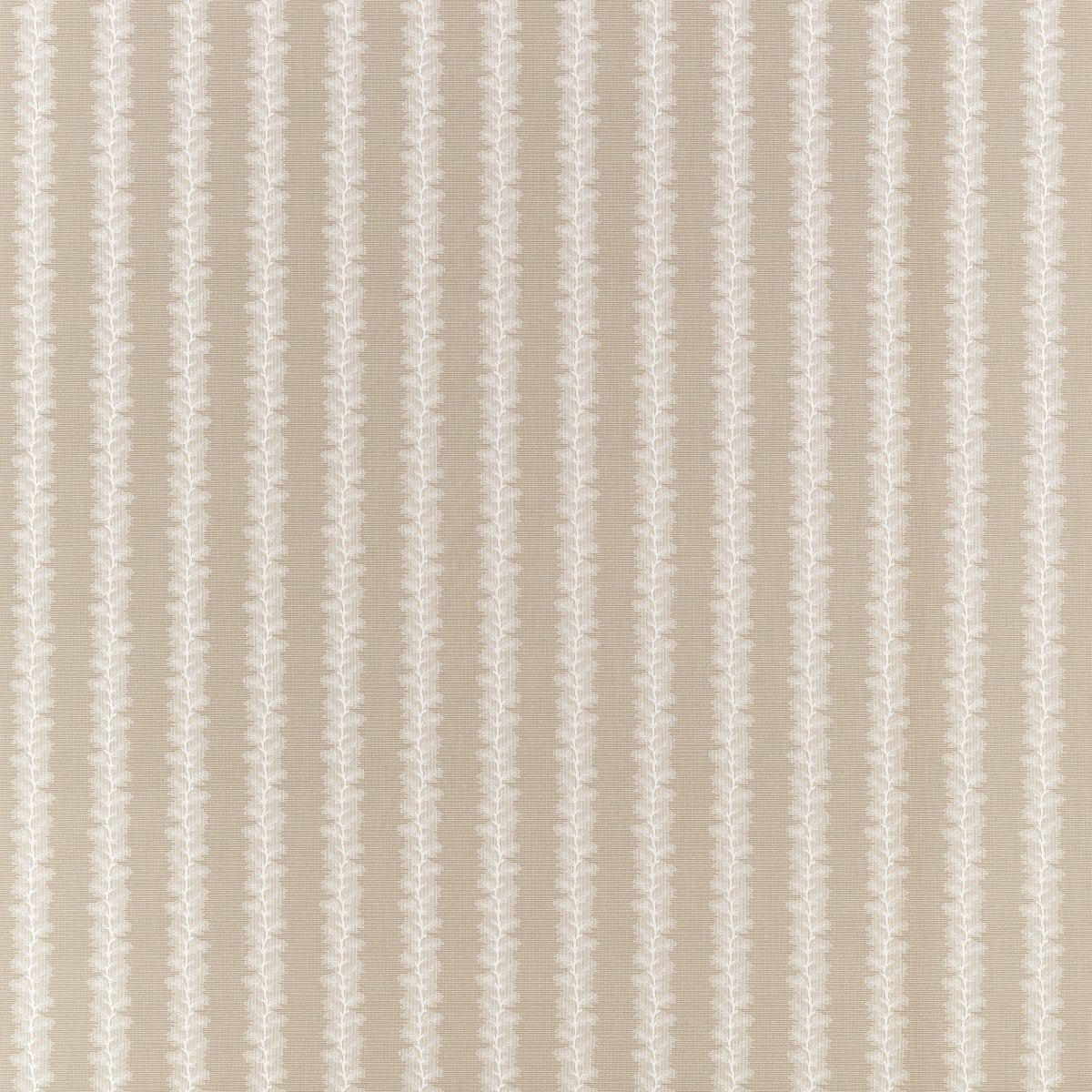 Ryan Studio Pillows in French Stripe Beige Fabric Swatch - Anna French for Thibaut