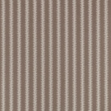 Swatch of French Stripe Brown Fabric - Anna French by Thibaut at Fig Linens and Home
