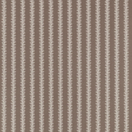 Swatch of French Stripe Brown Fabric - Anna French by Thibaut at Fig Linens and Home