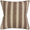 French Stripe Brown Decorative Pillow by Ryan Studio at Fig Linens and Home