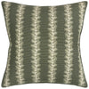 French Stripe Green Decorative Pillow by Ryan Studio at Fig Linens and Home