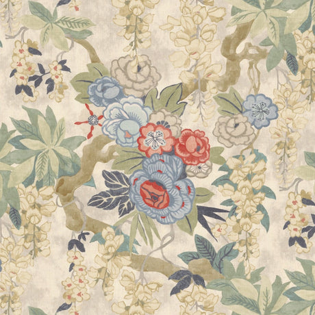 Gracie Gardens Multi Decorative Pillow Ryan Studio - Detail of Lee Jofa Fabric