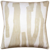 Decorative Throw Pillow - Intargia Buff Decorative Pillow by Ryan Studio - Lee Jofa Kelly Wearstler