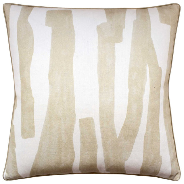 Decorative Throw Pillow - Intargia Buff Decorative Pillow by Ryan Studio - Lee Jofa Kelly Wearstler