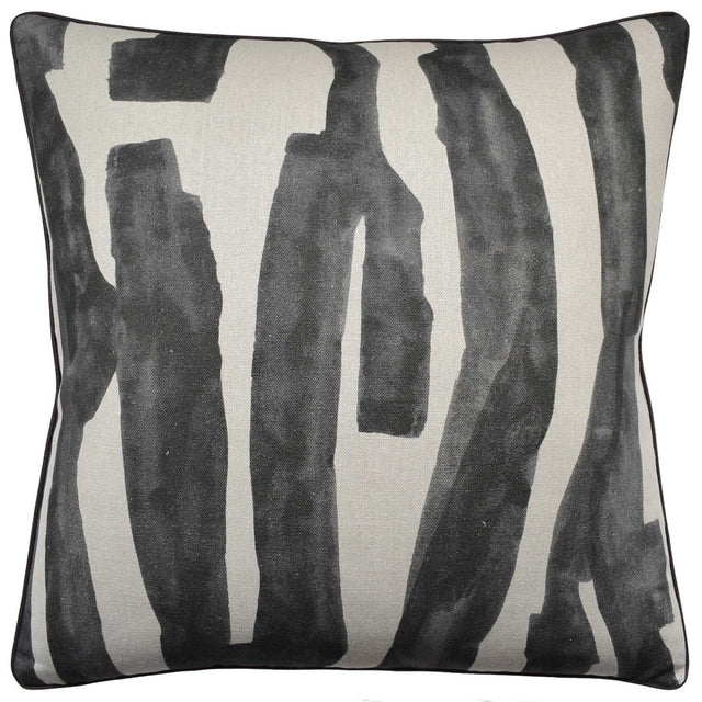 Decorative Throw Pillow - Intargia Raven Decorative Pillow by Ryan Studio - Lee Jofa Kelly Wearstler