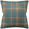 Lindisfarne Plaid Teal Decorative Pillow by Ryan Studio at Fig Linens and Home