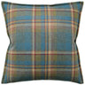 Lindisfarne Plaid Teal Decorative Pillow by Ryan Studio at Fig Linens and Home