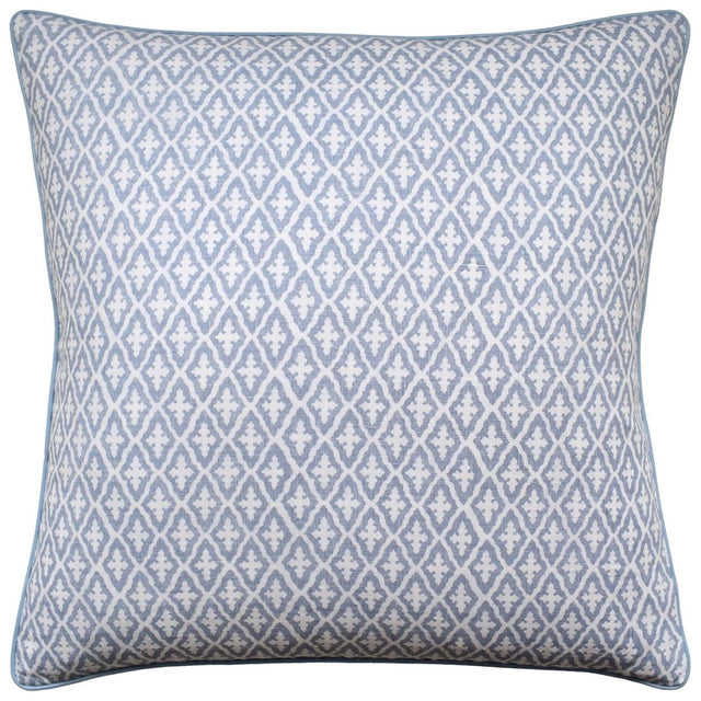 Lindsey Blue Decorative Pillow by Ryan Studio at Fig Linens and Home
