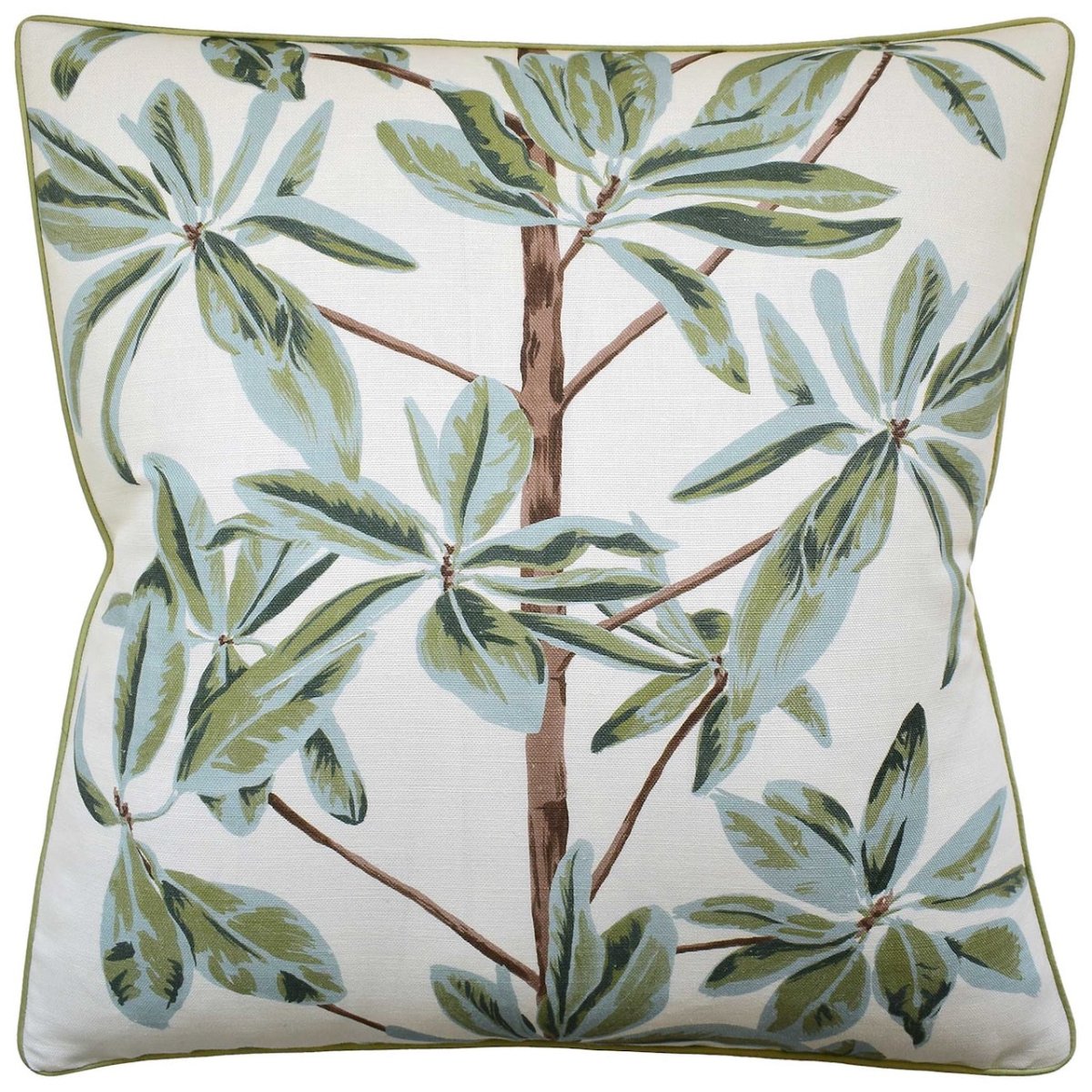 Mangrove Tree Sage Decorative Pillow Ryan Studio - Thibaut Wanderlust Collection