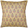Poppy Sprig Ochre Yellow Decorative Pillow by Ryan Studio at Fig Linens and Home