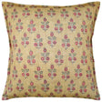 Poppy Sprig Ochre Yellow Decorative Pillow by Ryan Studio at Fig Linens and Home