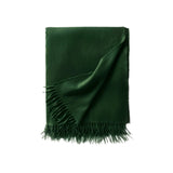 Scandia Home Carlotta Cashmere Throw Blanket in Forest Green