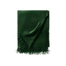 Scandia Home Carlotta Cashmere Throw Blanket in Forest Green
