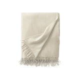 Scandia Home Carlotta Cashmere Throw Blanket in Snow