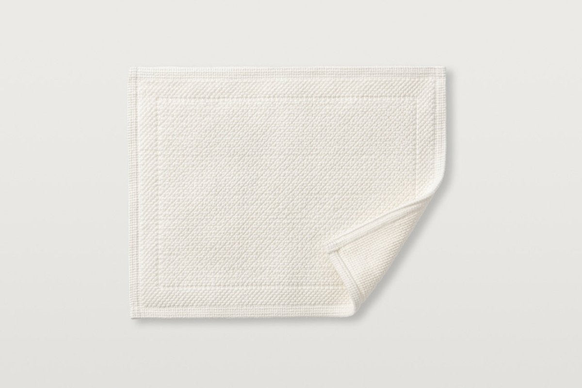 Cosima Bath Rugs by Scandia Home Petite Bath Rug 16" x 20" Ivory at FIG LINENS AND HOME 15