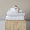 Scandia Home Fine Bath Linens - Cosima White Towels at Fig Linens and Home 4