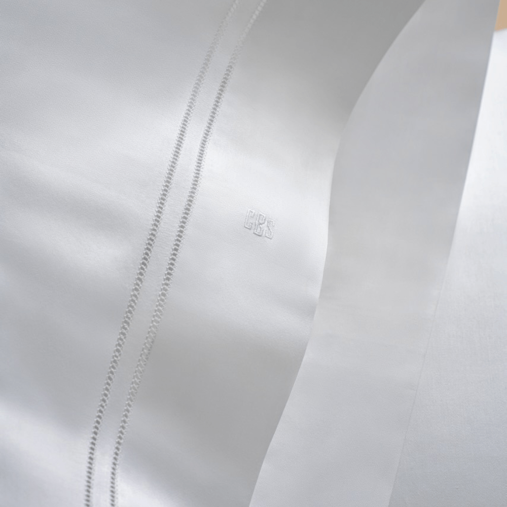 Pillowcases Hem Detail - Lucea Sea Island Luxury Bedding by Scandia Home