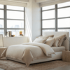 Lucea Sea Island Fawn Bedding by Scandia Home | 100% Cotton Luxury Bed Linens at Fig Linens and Home