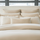 Scandia Home Lucea Sea Island Fawn Bedding | 100% Cotton Luxury Bed Linens at Fig Linens and Home