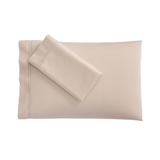 Pillowcases - Lucea Sea Island Fawn Luxury Bedding by Scandia at Fig Linens and Home