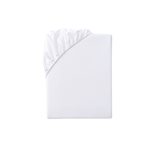 Fitted Sheet - Lucea Sea Island White Luxury Bedding by Scandia at Fig Linens and Home