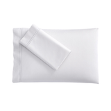 Pillowcases - Lucea Sea Island White Luxury Bedding by Scandia at Fig Linens and Home
