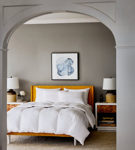 Down Comforter Lifestyle - Lucerne Down Comforter by Scandia Home at Fig Linens and Home 1