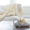 Scandia Home Cotton Blanket - Reversible Tonal Bed Blanket at Fig Linens and Home 1