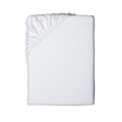 Fitted Sheet - Scandia Home Stresa Fitted Sheets in White at Fig Linens and Home