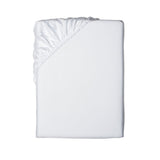 Fitted Sheet - Scandia Home Stresa Fitted Sheets in White at Fig Linens and Home