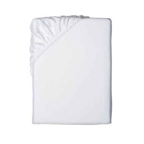 Fitted Sheet - Scandia Home Stresa Fitted Sheets in White at Fig Linens and Home