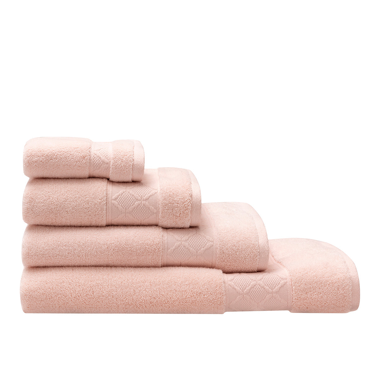 Caresse Pink Bath Sheet By Le Jacquard Francais