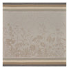 Instant Bucolique Beige Napkin by Le Jacquard Français - Open with Pattern