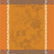 Manor Lane Orange Napkin by Le Jacquard Français