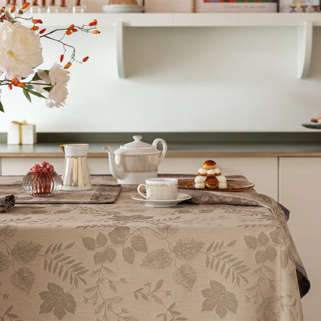 Manor Lane Beige Napkin by Le Jacquard Français
