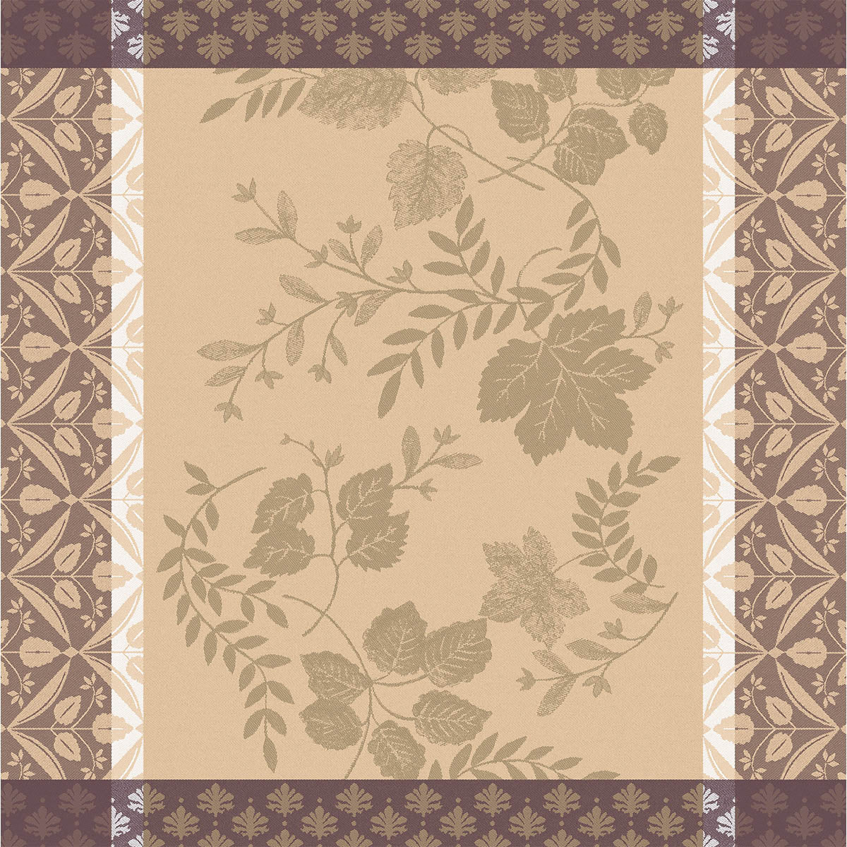 Manor Lane Beige Napkin by Le Jacquard Français