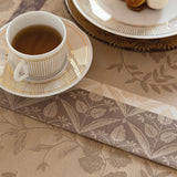 Manor Lane Enduit Beige Coated Placemat by Le Jacquard Français