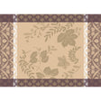 Manor Lane Enduit Beige Coated Placemat by Le Jacquard Français