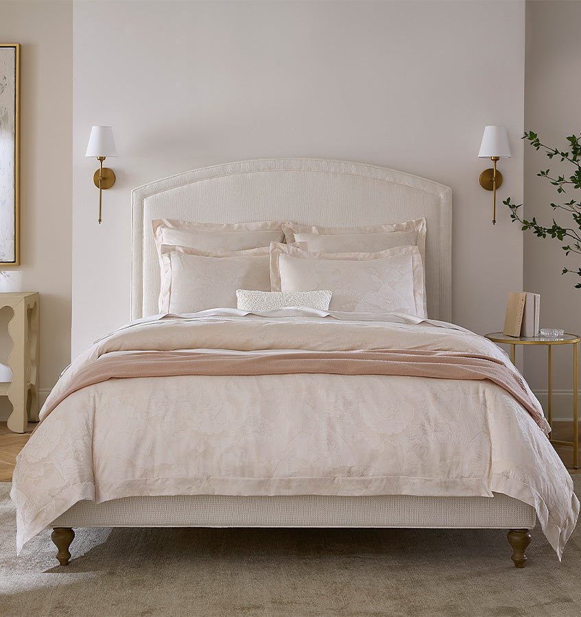 Adrina Cameo Bedding by Sferra King Duvet Cover 106X92 Cameo at FIG LINENS AND HOME 2