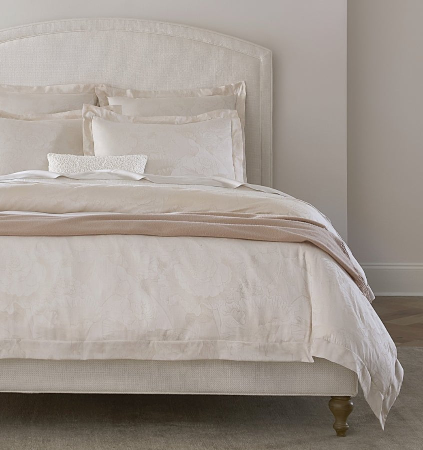 Adrina Cameo Bedding by Sferra King Duvet Cover 106X92 Cameo at FIG LINENS AND HOME 1