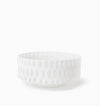 Alveare Bowl by Sferra Linens in White at Fig Linens and Home - 1