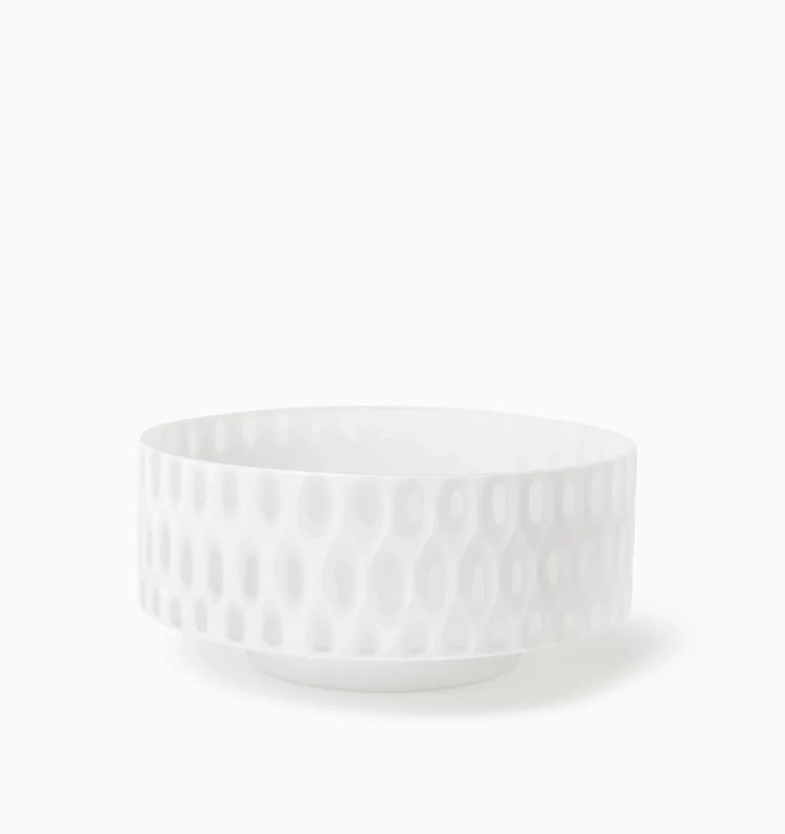 Alveare Bowl by Sferra Linens in White at Fig Linens and Home - 1