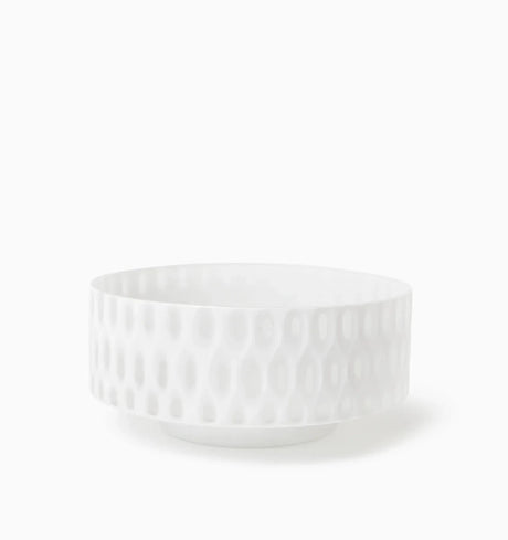 Alveare Bowl by Sferra Linens in White at Fig Linens and Home - 1
