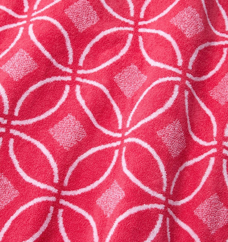 Anacapri Beach Towel by Sferra Linens Pink 40" x 70" Beach Towel at FIG LINENS AND HOME 5