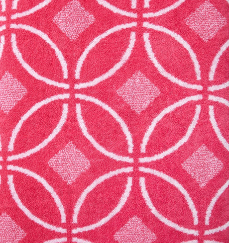 Anacapri Beach Towel by Sferra Linens Pink 40" x 70" Beach Towel at FIG LINENS AND HOME 6